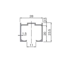 アトムリビンテック HRー150点検口レール 200ミリ シルバー 223321 1セット(4本)（直送品）