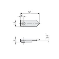 アトムリビンテック HRー360 吊元固定ストッパー 18×53 DG 654921 1セット(14ヶ)（直送品）