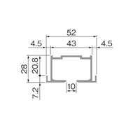 アトムリビンテック SWー910 4000mm ホワイト 252316 1本（直送品）