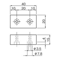 アトムリビンテック TSー20 鴨居戸当り 白 190849 1セット(3ヶ)（直送品）