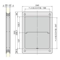 アトムリビンテック ペットくぐーる 2 中 ダークブラウン 252089 1ヶ（直送品）