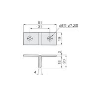 アトムリビンテック 関止め ステン 071265 1セット(50ヶ)（直送品）