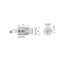タンガロイ CーADI TungCap adapter C4ADI20 1個（直送品）