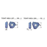 タンガロイ TOHTーNDJ TOHT070304R-NDJ:AH725 1セット(10個)（直送品）