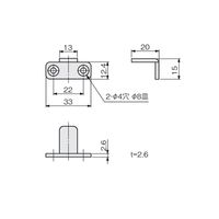 アトムリビンテック FGー050 (HRー430) クロメート 096062 1セット(20ヶ)（直送品）