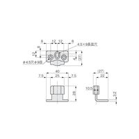アトムリビンテック FGー890 床付けガイド SPCC クロメート 070212 1セット(8ヶ)（直送品）