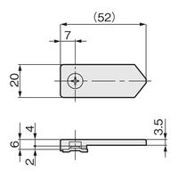 アトムリビンテック AFD-3600吊元完全固定ストッパー DG 245903 1セット(10ヶ)（直送品）