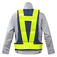 大中産業 反射ベストLL ネイビーxイエロー BYー70ーLL 1枚（直送品）