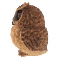 紅石 フクロウ（茶）ＱＹー０１５　1個（直送品）