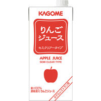 【紙パック】カゴメ ホテルレストラン用 りんごジュース 1L 1セット（12本）