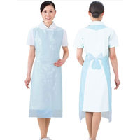 リーブル 2932 セフティーエプロンPE ブルー フリー #2932 1箱(50枚)