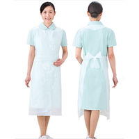 リーブル 2930 セフティーエプロンPE ホワイト フリー #2930 1箱(50枚)