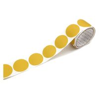 カモ井加工紙 mt 丸シールロール マットマスタード(50mmΦ×100枚) MTSEAR02 1個