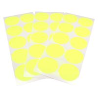 mt 丸シールシート ショッキングイエロー（1シート10組×3枚入り） MTSEAS11 2個 カモ井加工紙（直送品）