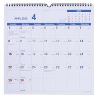 ２０２３年度1月始まりカレンダー クオバディス ウォールプランナー 壁掛けタイプ ホワイトペーパー 1冊（直送品）