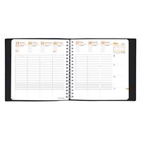 ２０２３年度1月始まりダイアリー クオバディス タイムアンドライフ　１６ｘ１６ 1週間バーチカルタイプ レッド 1冊（直送品）