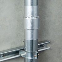 アスクル 「現場のチカラ」 アルミテープ 光沢なし 幅50mm×10m巻  1巻  オリジナル（わけあり品）