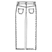 KAZEN メンズスラックス　ネイビー　L 258-18-L 1枚（直送品）