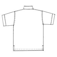 KAZEN ニットシャツ（男女兼用）ホワイト　S 761-10-S 1枚（直送品）