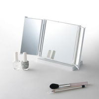 永井興産 カジュアルコンパクトミラー 幅330×奥行80×高さ170mm  ホワイト NK-245WH-12 １セット（12個入）（直送品）