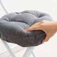 永井興産 丸椅子座面クッションカバー 幅300×奥行300×高さ60mm グレー NK-C11GR-30 １セット（30個入）（直送品）