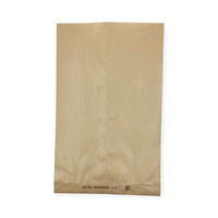 惣菜袋 ニュー耐油耐水紙袋 ガゼット袋 未晒G-大 2000枚(500×4) 0201421 1ケース(2000枚入(500枚×4袋))（直送品）