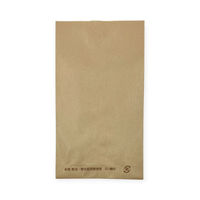 惣菜袋 ニュー耐油耐水紙袋 ガゼット袋 未晒G-特小 4000枚(500×8) 0201456 1ケース(4000枚入(500枚×8袋))（直送品）