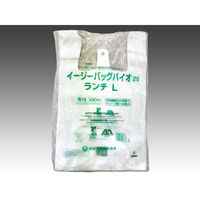 弁当用レジ袋 イージーバッグバイオ25ランチ L 2000枚(100×20) 0364411 1ケース(2000枚入(100枚×20袋))（直送品）