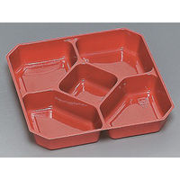 福助工業 仕出弁当 紗綾 R-708 中仕切 300枚(50×6) 0571229 1ケース(300枚入(50枚×6袋))（直送品）