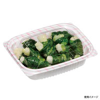 福助工業 惣菜容器　Fカップ C-25 ストライプ 赤　800枚(50×16) 0573442（直送品）