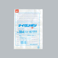 真空袋 ナイロンポリ 新Lタイプ No.3B4 (13-18) 4000枚(100×40) 0707546（直送品）
