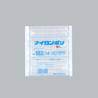 真空袋 ナイロンポリ 新Lタイプ No.5B2 (14-15) 3000枚(100×30) 0707589（直送品）