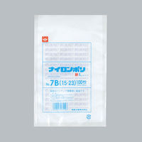 真空袋 ナイロンポリ 新Lタイプ No.7B (15-23) 3000枚(100×30) 0707643（直送品）