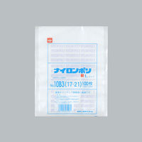 真空袋 ナイロンポリ 新Lタイプ No.10B3 (17-21) 2000枚(100×20) 0707716（直送品）