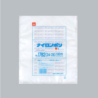 真空袋 ナイロンポリ 新Lタイプ No.17B2 (24-28) 1200枚(100×12) 0707872（直送品）
