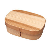 トーダイ 弁当容器 四角長 曲げわっぱ弁当箱 ナチュラル 一段 FH09W 356FH09W 1個