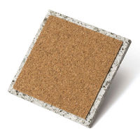 トーダイ 大谷石コースター 1等品 四角 面取り　1個 36900042（直送品）