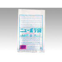 福助工業 ポリ袋 ニューポリ袋 003 No.9 8000枚(100×80) 386633 1ケース(8000枚入(100枚×80袋))（直送品）