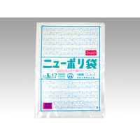福助工業 ポリ袋 ニューポリ袋 003 No.17 ひも付き 57180 1セット(1袋(100枚)×20)