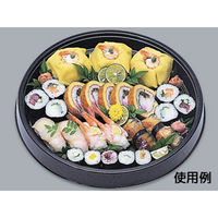 福助工業 寿司容器 寿司桶 丸桶3Hみかげ 120枚(10×12) 575542 1ケース(120枚入(10枚×12袋))（直送品）