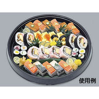 福助工業 寿司容器 寿司桶 丸桶4Hみかげ 100枚(10×10) 575852 1ケース(100枚入(10枚×10袋))（直送品）