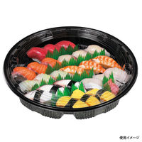 福助工業 寿司容器 寿司桶 YS-3 蓋付 240枚(20×12) 575208 1ケース(240枚入(20枚×12袋))（直送品）