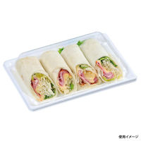 福助工業 惣菜容器 福皿 18-12H白 新 900枚(50×18) 583642 1ケース(900枚入(50枚×18袋))（直送品）