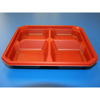 福助工業 惣菜容器 フルレンジTR-187-2HR・B 600枚(50×12) 586331 1ケース(600枚入(50枚×12袋))（直送品）