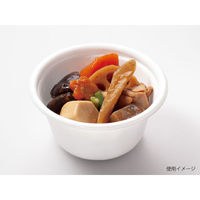 スミ 麺・スープ容器　エコロンP 暖らんデリ130 月白　600枚(50×12) 7P13103（直送品）