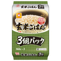 東洋水産　マルちゃん 玄米ごはん 3食パック　1セット（24食：3食入×8個）パックご飯　雑穀米