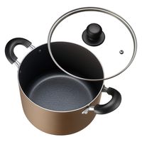 和平フレイズ Newおおらか鍋 IH対応深型両手鍋22cm RB-2502 1セット(4個)