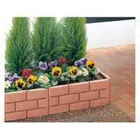 リッチェル 土留め レンガ調 45型 サンドグレー 4973655820520 1個