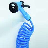 トレードワン スーパースパイラルホース ブルー 20527 1セット(3個)（直送品）