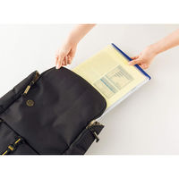 ライオン事務器 ホルダーファイル〈ビジカル〉 A4S PH-13B ブラック(黒) 13758 1冊